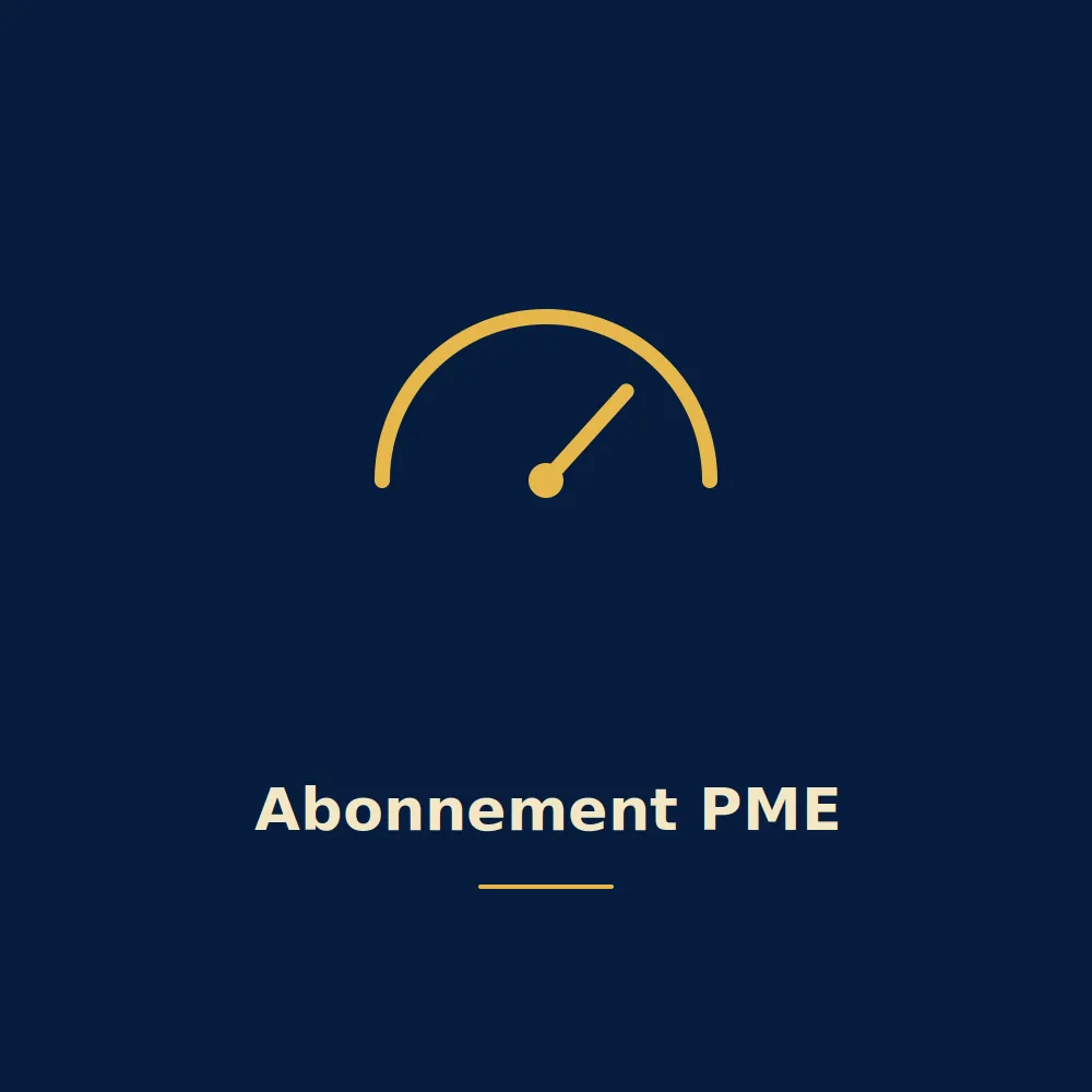 Abonnement PME – Pilotage