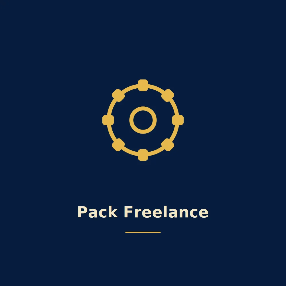 Mise en place Standard – Pack Freelance