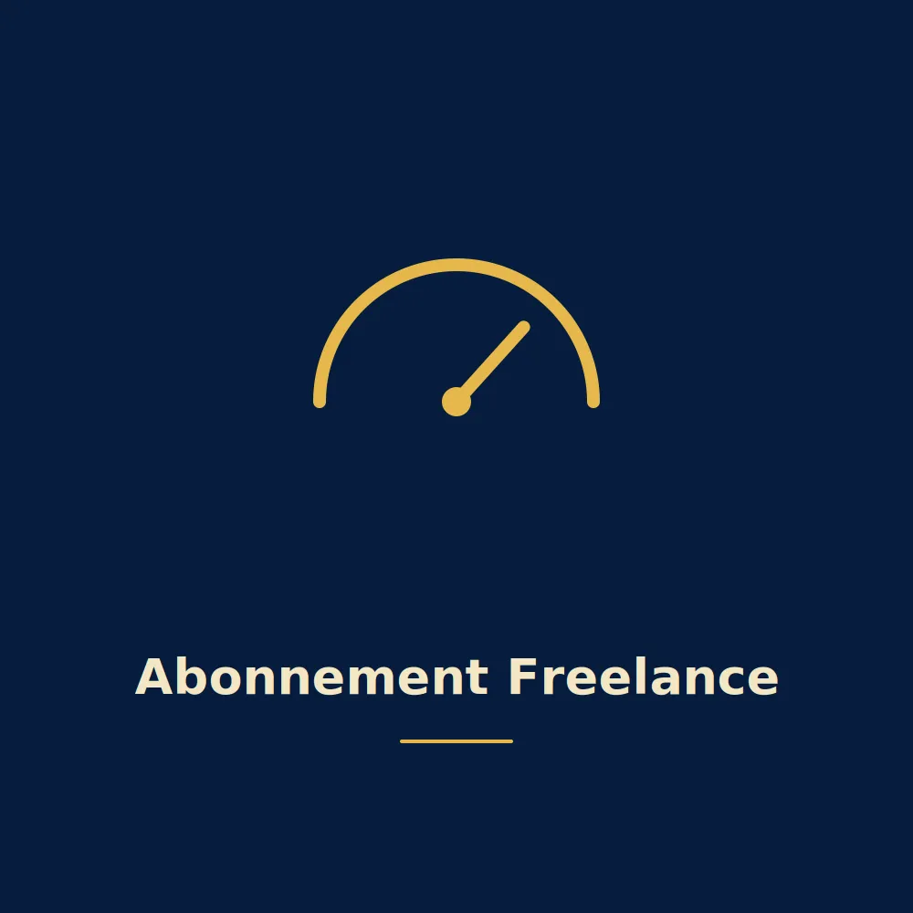 Abonnement Freelance – Pilotage
